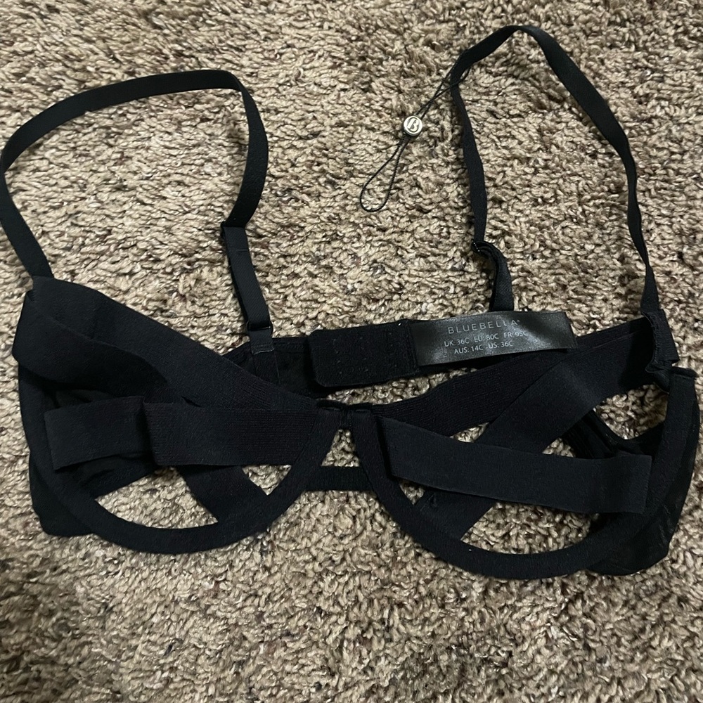 Bluebella Black Underwire Bra with Adjustable Straps